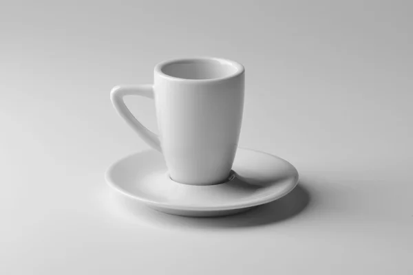 Taza de café de porcelana blanca — Foto de Stock