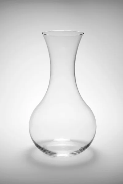 Empty crystal decanter — Stock Photo, Image