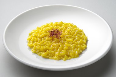Safran risotto yemek