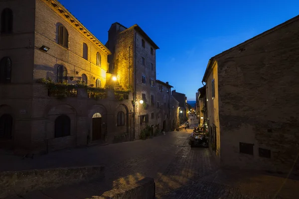 Toscana Certaldo via Boccaccio — Foto Stock