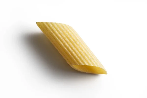 One piece of big pasta isolated on white background — Stock Photo, Image