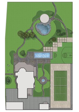 Peyzaj Master Planı, 2d kroki