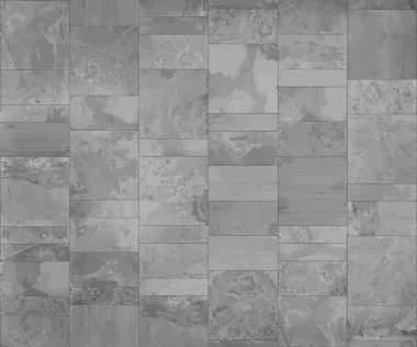Slate tile, seamless texture light gray map, vector graphic clipart