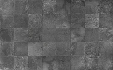Slate tile ceramic, seamless texture square dark gray map for 3d graphics clipart