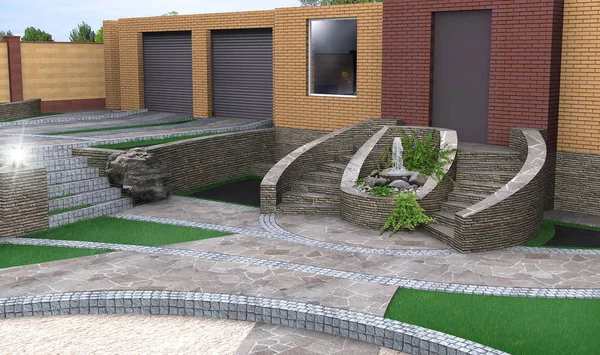 Bakım tasarım fikirleri ve Sular İdaresi, 3d render