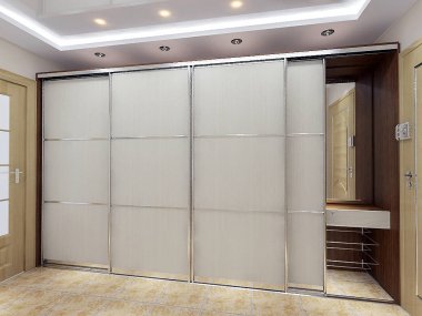 Modern giriş salonu tasarım fikirleri, 3d render