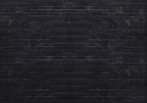 Streifen Parallelen Steinwandverkleidung Textur schwarze Karte für 3d gra — Stockfoto