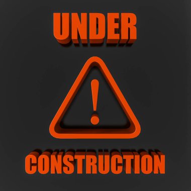 İnşaat alanı tabelasının altında