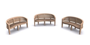 Park ahşap koltuk tasarımını kes.