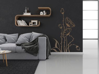 İç tasarımda duvar sanatı, 3D görüntüleme