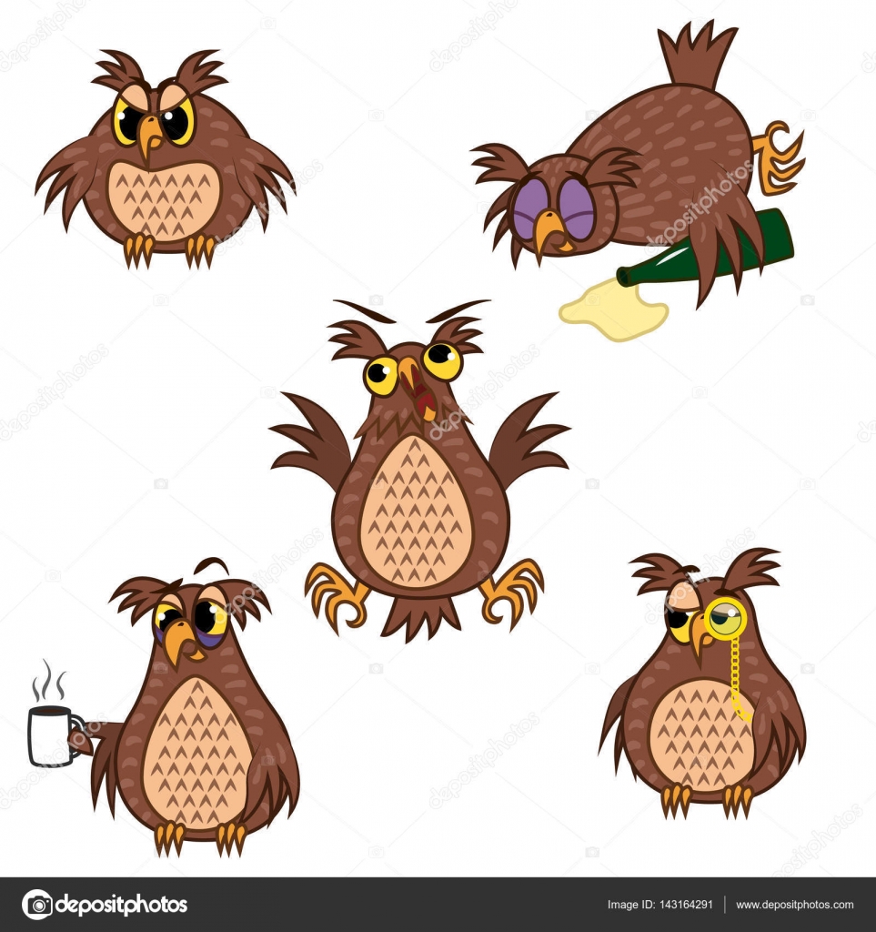 ensemble isol emoji personnage dessin anim hibou avec diffrentes motions illustrations vectorielles image vectorielle - Dessin Avec Emoji ensemble isol emoji personnage dessin anim hibou avec diffrentes motions illustrations vectorielles image vectorielle - Dessin Avec Emoji