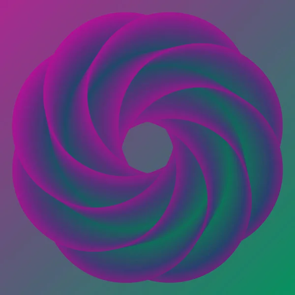 Abstrakte Donut bunten Regenbogen Hintergrund. Vektorillustration — Stockvektor