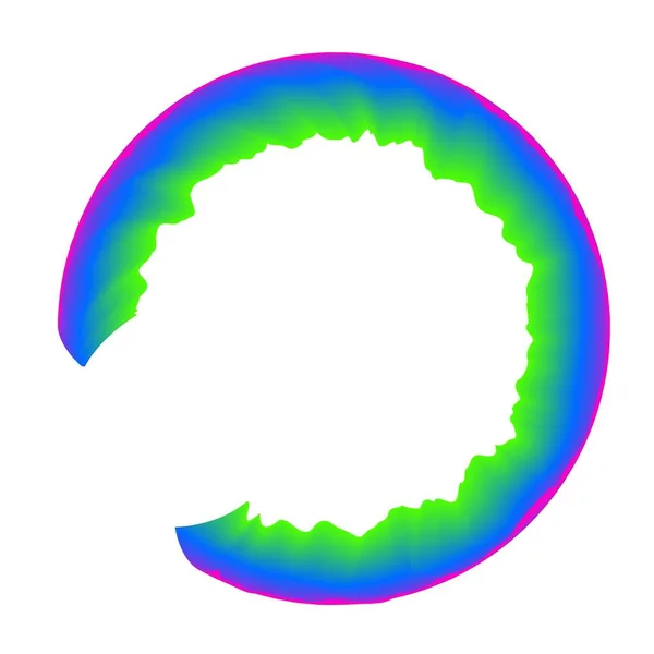 Illustration vectorielle abstraite colorée de fond d'onde arc-en-ciel — Image vectorielle