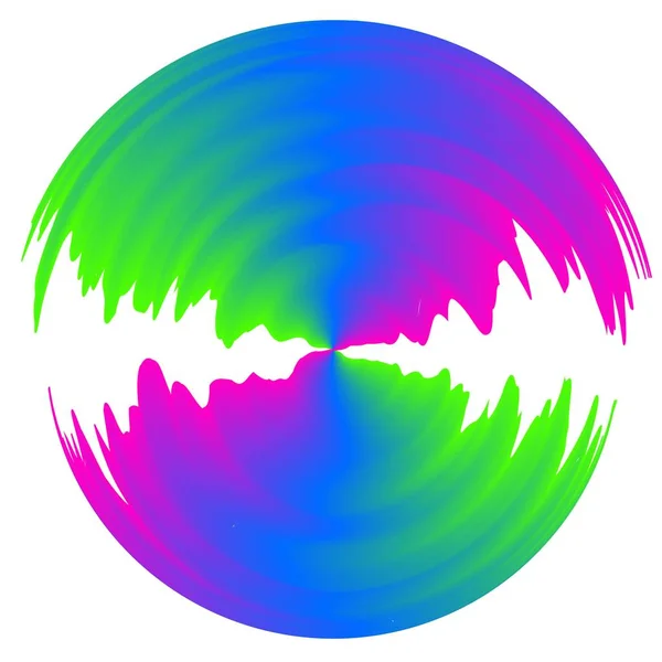 Illustration vectorielle abstraite colorée de fond d'onde arc-en-ciel — Image vectorielle