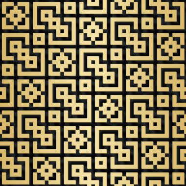 Broşür, Festival tasarımı için 3d etkisi ile Arapça seamless modeli Web sitesi, yazdırma. Vektör çizim