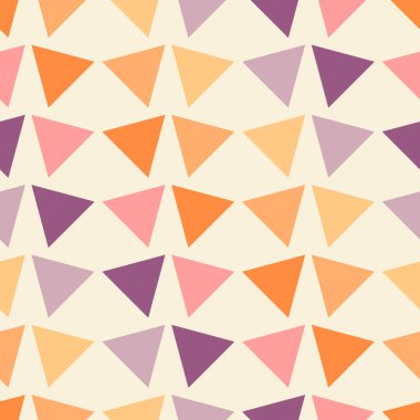 Üçgenli kusursuz geometrik desen. vektör illüstrasyonu