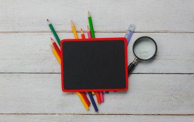 En iyi görünümüne geri okul ya da eğitim arka plan kavramı.