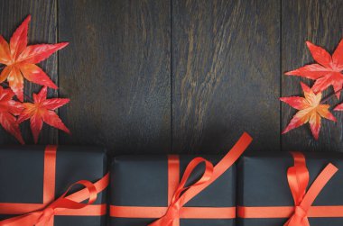 Üstten Görünüm mutlu Cadılar Bayramı tatil arka plan dekorasyon ile.