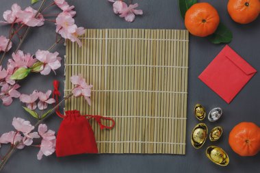 Genel gider görünümünü en temel öğeleri mutlu Çin yeni yıl. Diğer dil araç zengin veya zengin ve mutluluk.