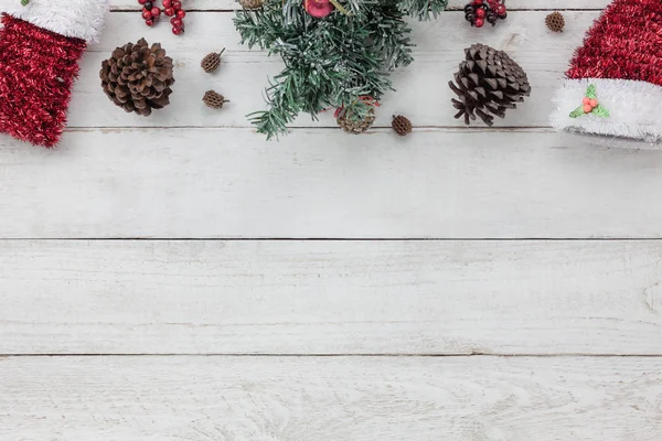 Vista superior de la decoración Feliz Año Nuevo 2018 concepto de fondo . —  Fotos de Stock