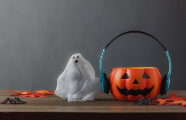 Mutlu Halloween süslemeleri Festivali kavramı.