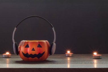 Mutlu Halloween süslemeleri Festivali ve müzik gerekli Aksesuar