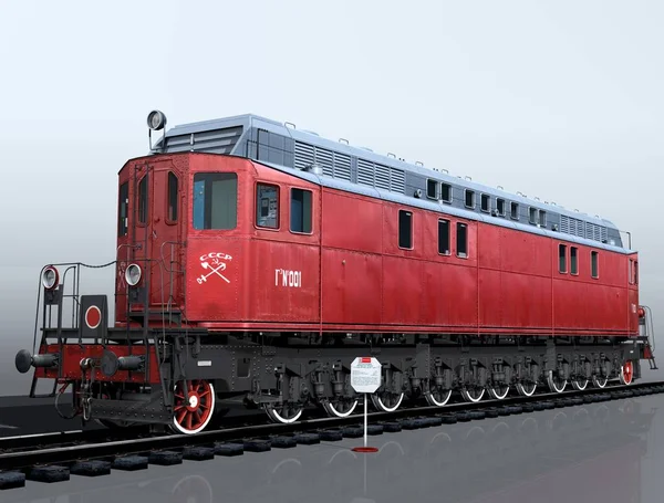 Locomotora diesel Ge-1 — Foto de Stock