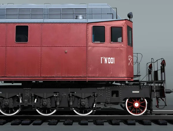 Diesel locomotief Ge-1 Stockfoto