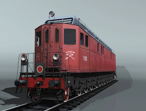 Diesel locomotief Ge-1 Stockfoto