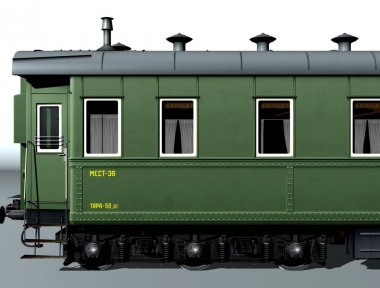 6-Achsen yolcu vagon