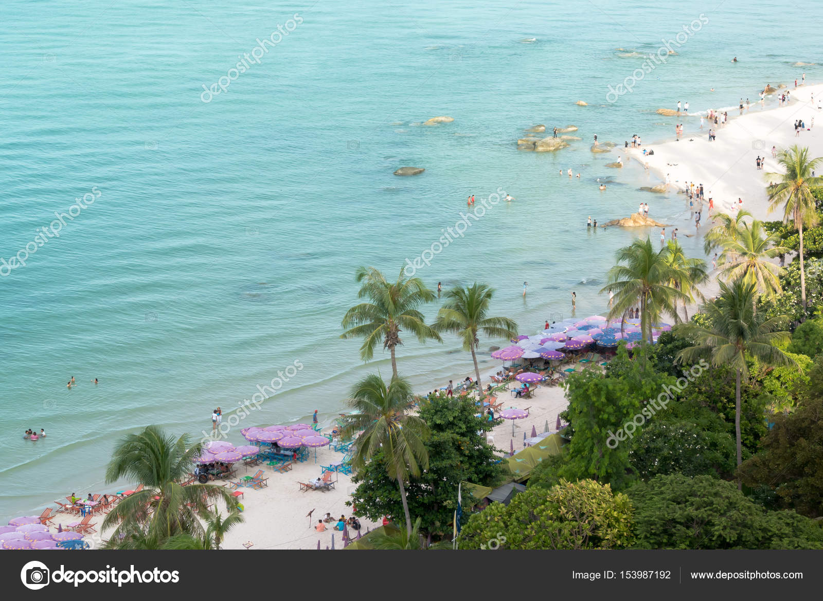 Hua Hin Thailand July 16 2016 High Angle View Of A Hotel In Hu