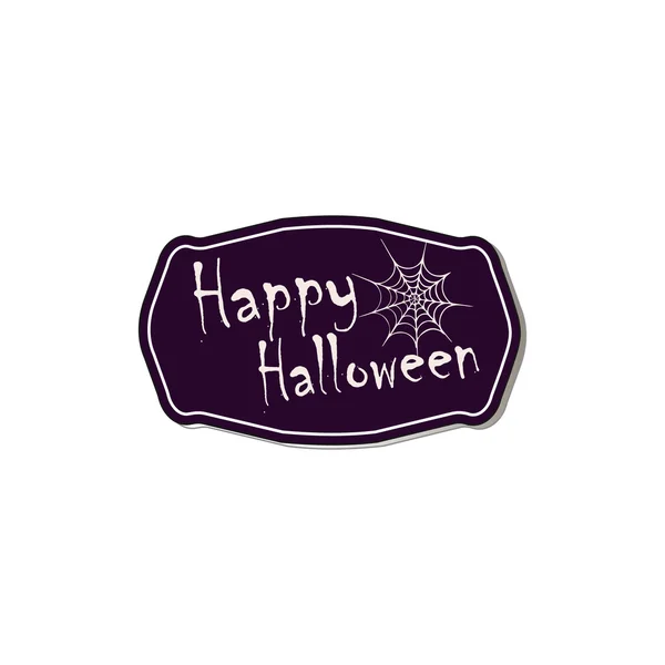 Halloween-Symbole und -Attribute. Vektorillustration. — Stockvektor