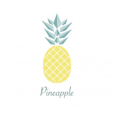 Ananas Meyve. Vektör çizim.