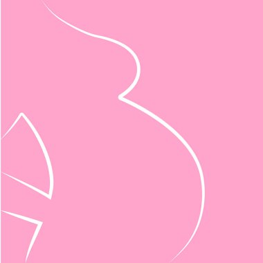 Anne ve çocuk. vektör çizim.