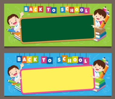 okul pankartına geri dön