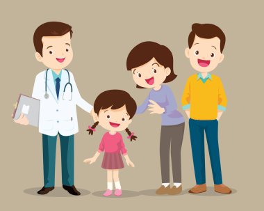 sevimli aile doktor ziyaret