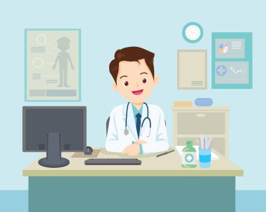 Masada oturan doktor