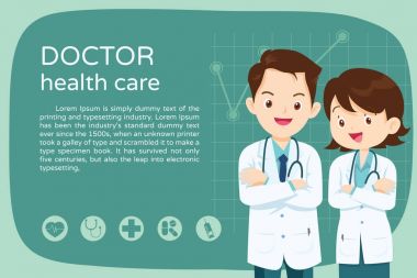 Düzen poster için akıllı doktor