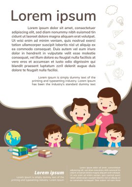 Education and learning,Education concept with Family background 