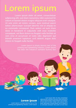 Education and learning,Education concept with Family background 