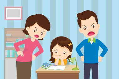 Angry Parents Free Vector Eps Cdr Ai Svg Vector Illustration Graphic Art