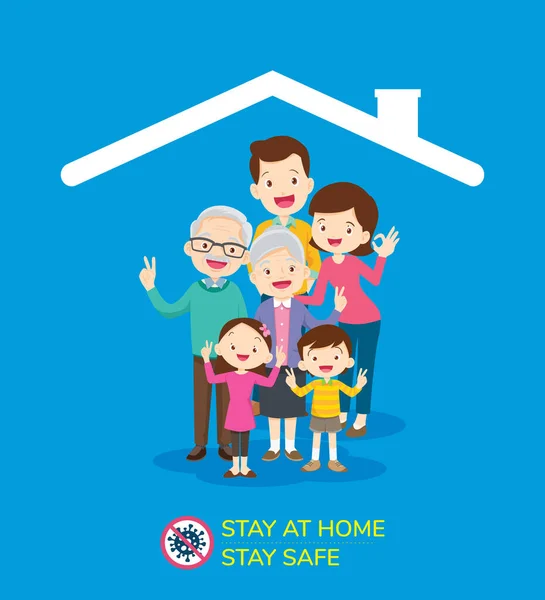 科罗纳病毒 Covid 留在家里 为了保持健康 你可以在家里做的生活方式活动 平面设计矢量 — 图库矢量图片