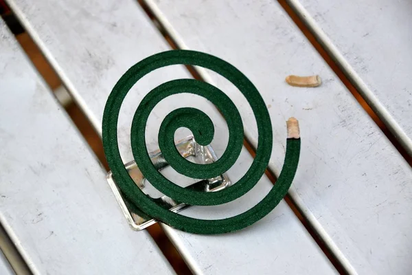 The green spiral incense