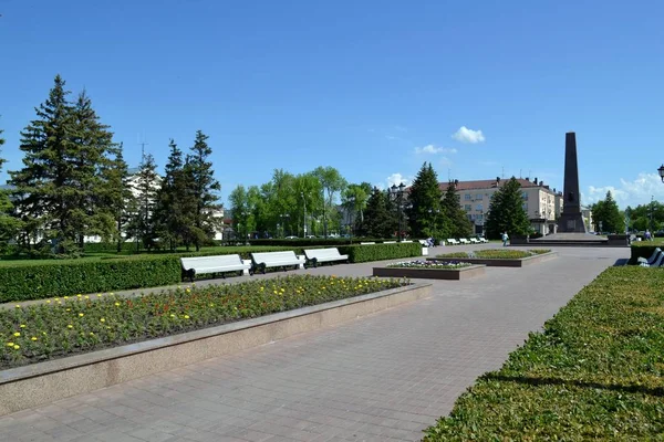 Площадь Свободы в Тольятти — стоковое фото