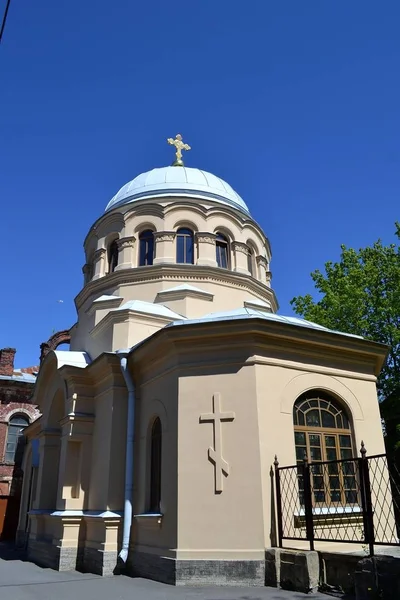 Die Kirche Der Heiligen Nikolaus Marinekrankenhaus Die Kirche Der Heiligen Stockbild