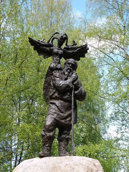 Monument Poète Nikolaï Klyuev Vytegra — Photo
