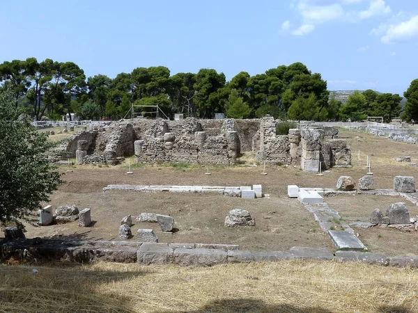 Ruinas Conservadas Ciudades Griegas Antiguas — Foto de Stock