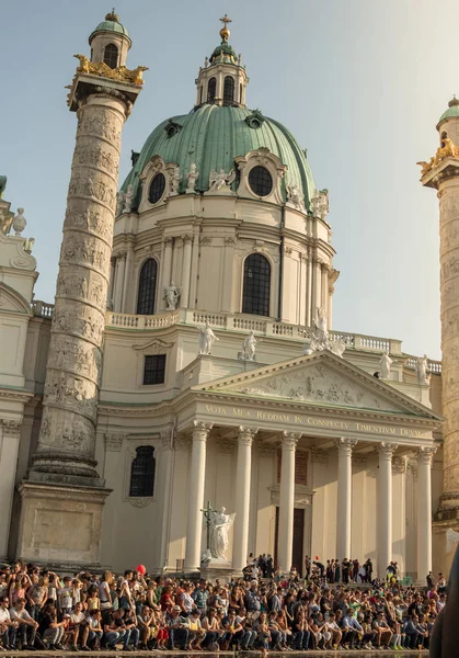 Karlskirche Vienna austria — Foto Stock