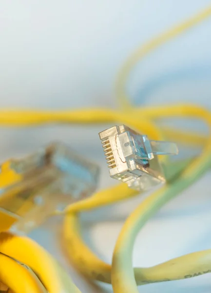 Ethernet-Kabel isoliert — Stockfoto