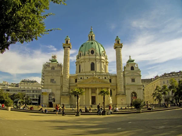 Chiesa di Karls Vienna — Foto Stock